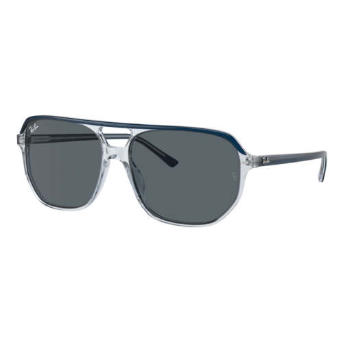 Ray-Ban Bill One Sunglasses Polished Blue On Transparent Blue/Blue — main view