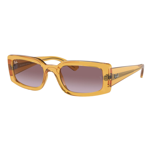 Ray-Ban Kiliane Bio-Based Sunglasses Polished Transparent Yellow/Dark Violet Gradient — main view