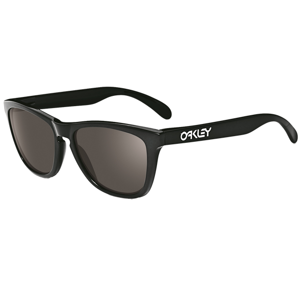 Oakley Frogskins Sunglasses - Polished Black/Grey — main view