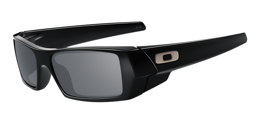 Oakley Gascan Sunglasses - Polished Black/Grey — main view