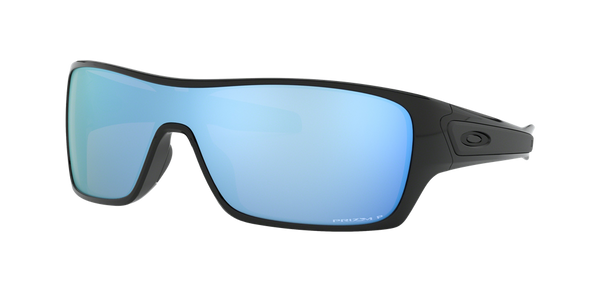 Oakley Turbine Rotor Prizm Deep Water Polarized Sunglasses - Polished Black/Prizm Deep Water Polarized — main view