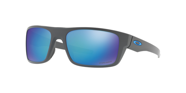 Oakley Polarized Drop Point Sunglasses - Matte Dark Grey/Prizm Sapphire Polarized — main view