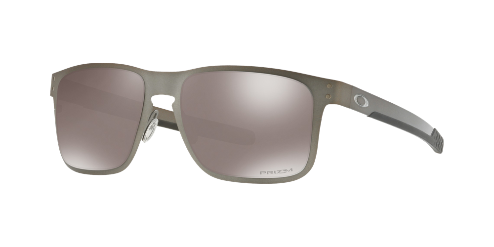 Oakley Polarized Holbrook Metal Sunglasses - Matte Gunmetal/Prizm Black Polarized — main view