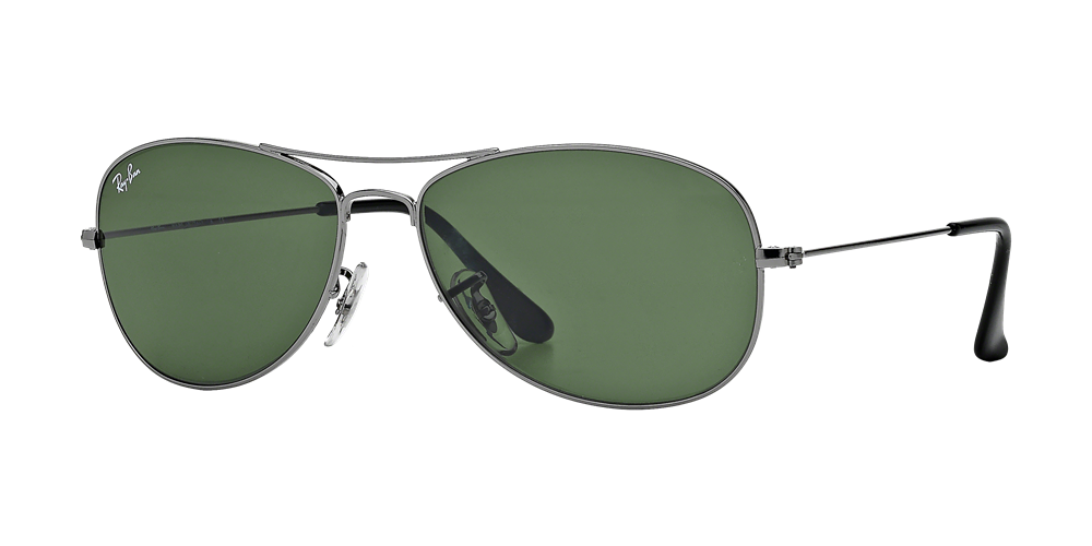 Ray-Ban Cockpit Sunglasses - Gunmetal/Green Classic G-15 — main view