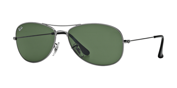 Ray-Ban Cockpit Sunglasses - Gunmetal/Green Classic G-15 — main view