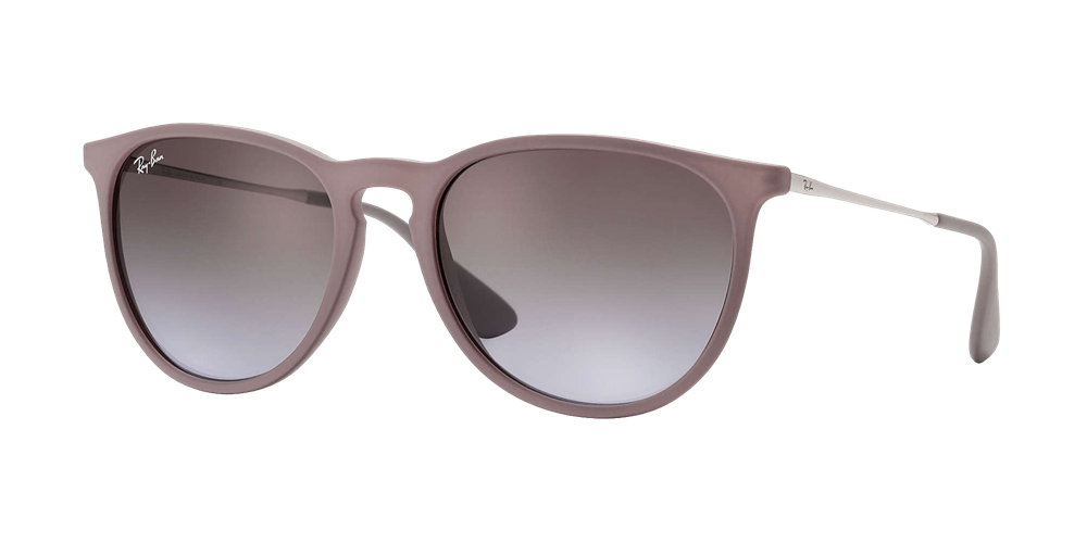 Ray-Ban Erika Classic Sunglasses - Brown-Silver/Brown-Violet Gradient — main view