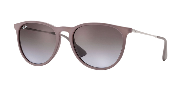 Ray-Ban Erika Classic Sunglasses - Brown-Silver/Brown-Violet Gradient — main view