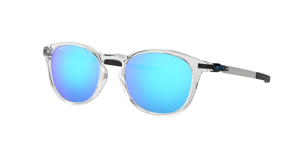 Oakley Pitchman R Sunglasses - Polished Clear/Prizm Sapphire — main view