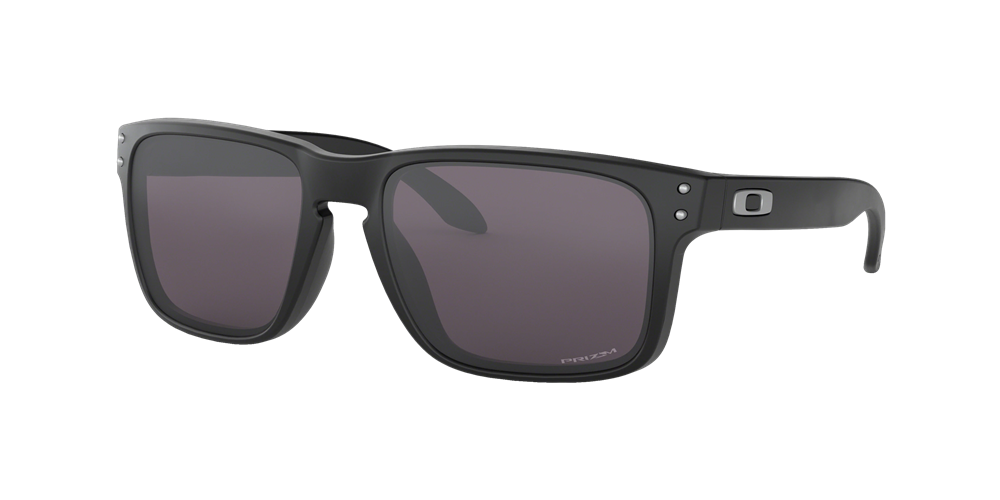 Oakley Holbrook Sunglasses - Matte Black/Prizm Grey — main view