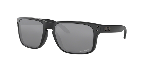 Oakley Polarized Holbrook Sunglasses - Matte Black/Prizm Black Polarized — main view