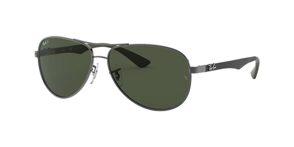 Ray-Ban Polarized RB8313 Sunglasses - Gunmetal-Grey-Green/Polarized Green Classic G-15 — main view