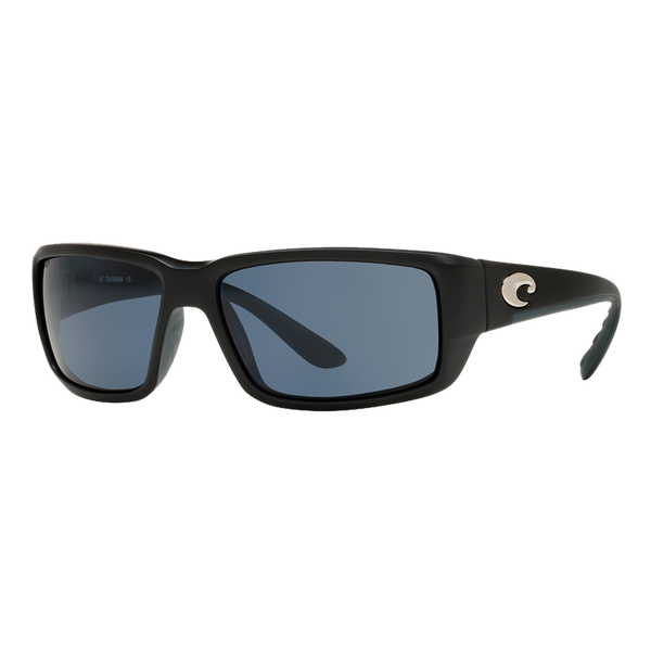 Costa Fantail Sunglasses - Matte Black/Gray 580P — main view