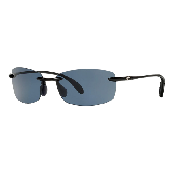 Costa Ballast Sunglasses - Shiny Black/Gray 580P — main view