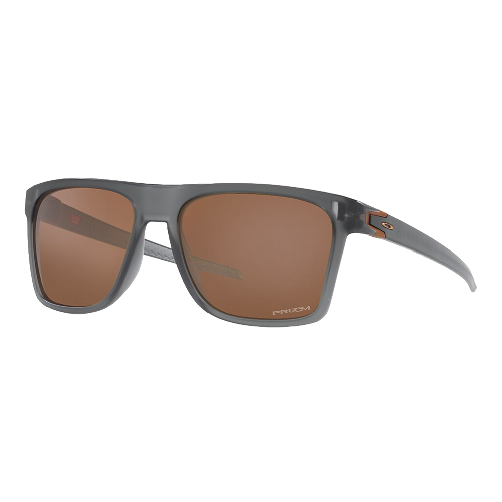 Oakley Leffingwell Sunglasses Matte Grey Smoke/Prizm Tungsten -  Size 57 frame — main view