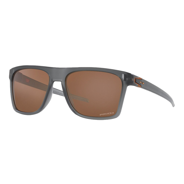 Oakley Leffingwell Sunglasses Matte Grey Smoke/Prizm Tungsten -  Size 57 frame — main view