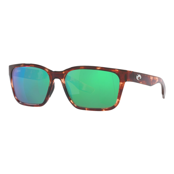 Womens Palmas Sunglasses - Coral Tortoise/Green Mirror 580G — main view