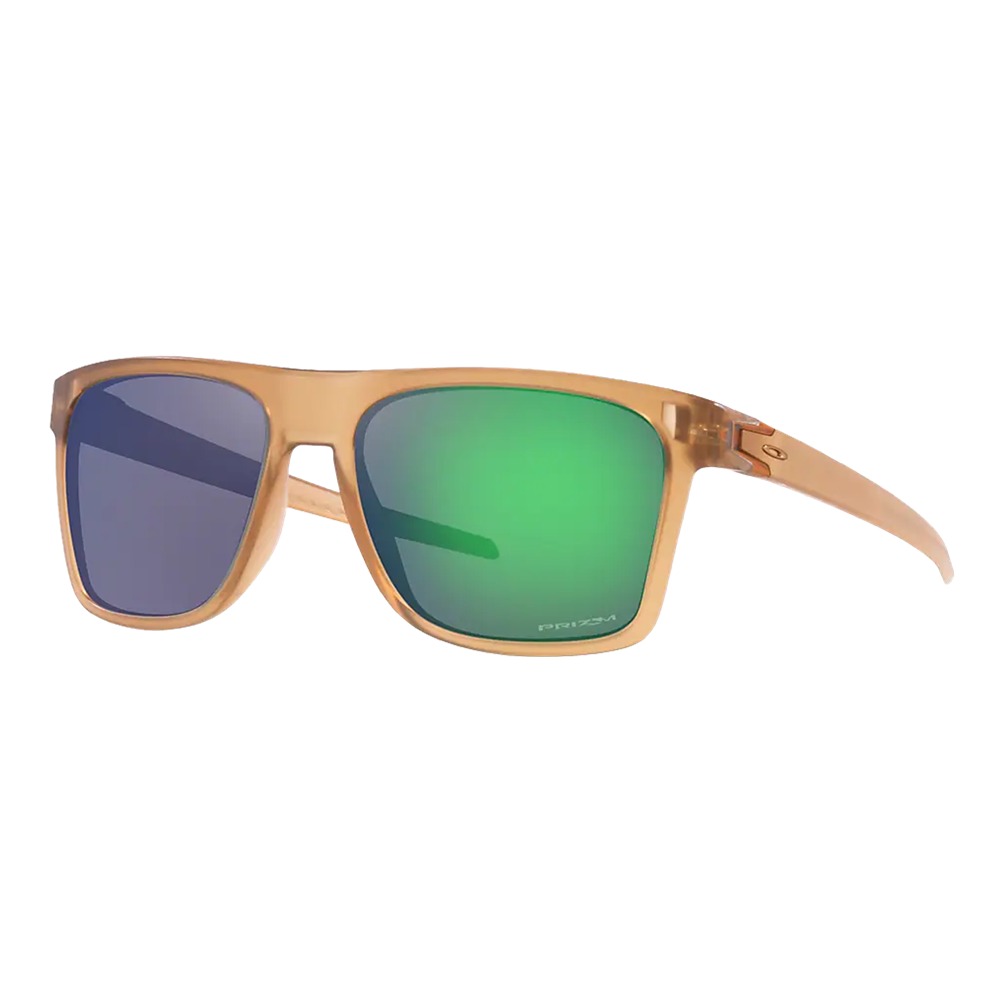 Oakley Leffingwell Sunglasses Matte Sepia/Prizm Jade -  Size 57 frame — main view