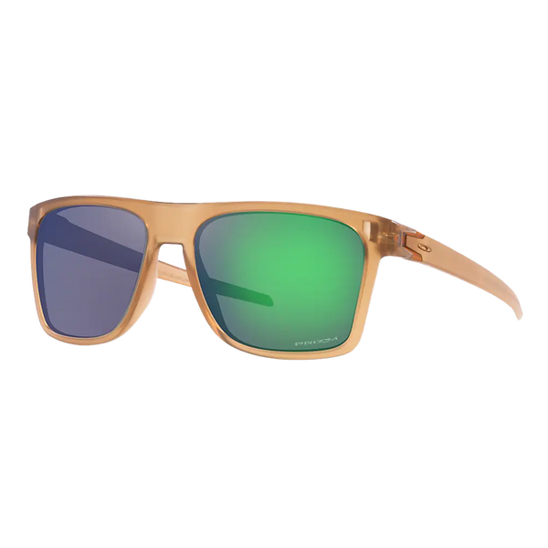 Oakley Leffingwell Sunglasses Matte Sepia/Prizm Jade -  Size 57 frame — main view
