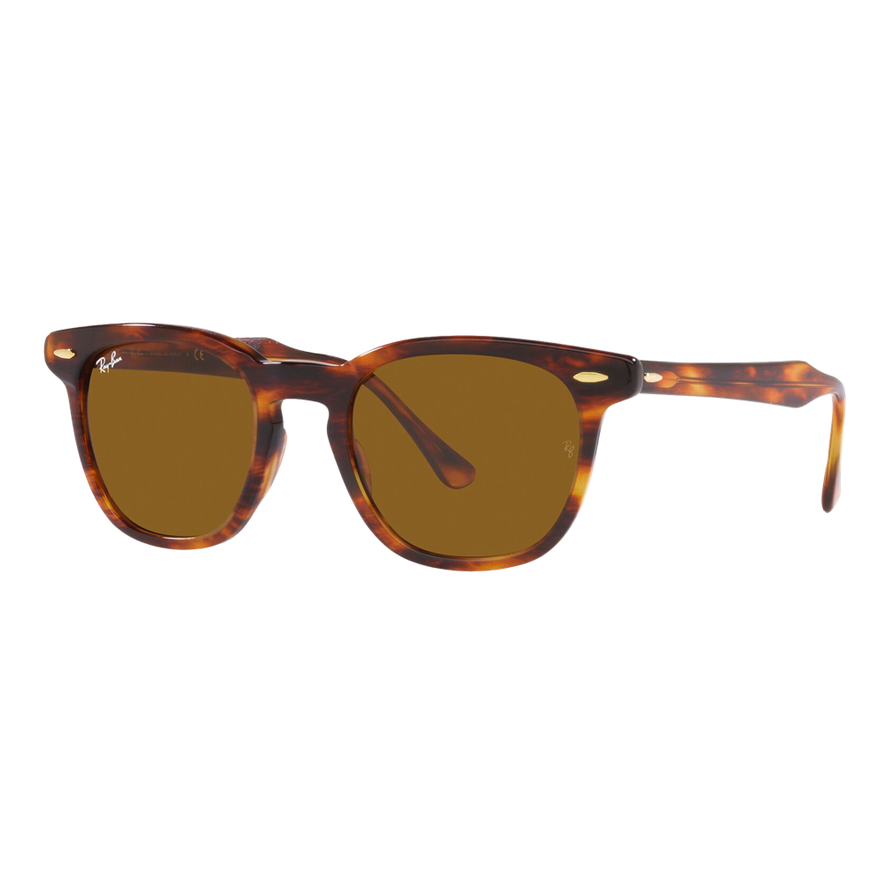 Ray-Ban Hawkeye Sunglasses Striped Havana/Brown Classic -  Size 52 frame — main view
