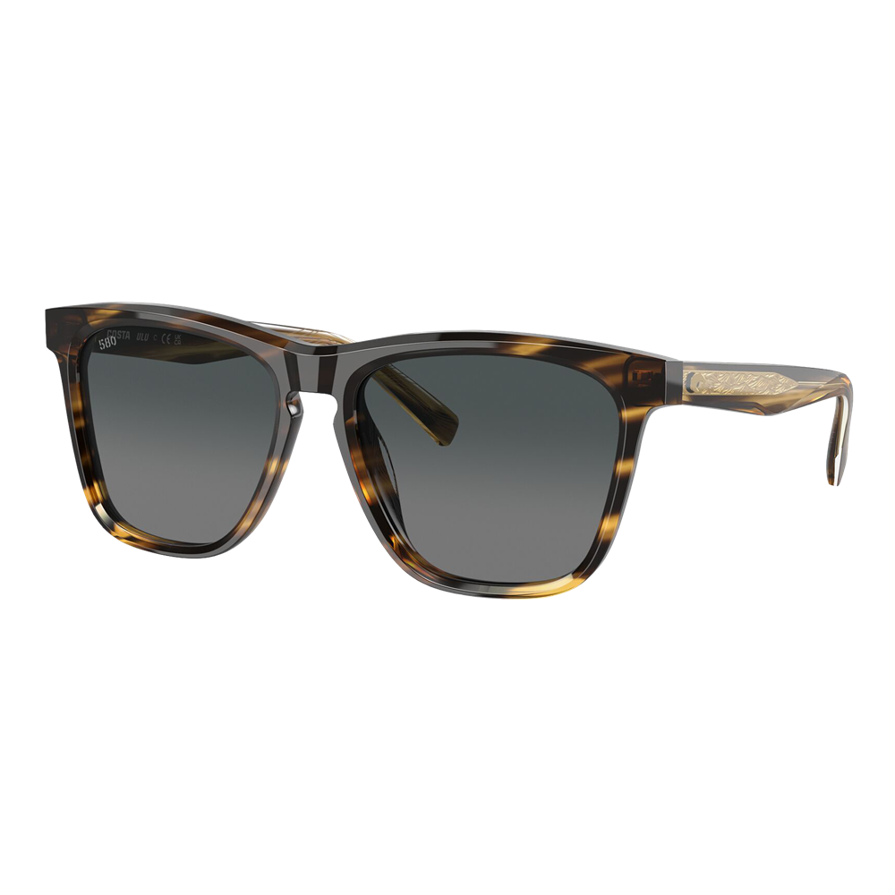 Costa Ulu Sunglasses Tortoise/Gray Gradient 580G - Size 56 frame — main view