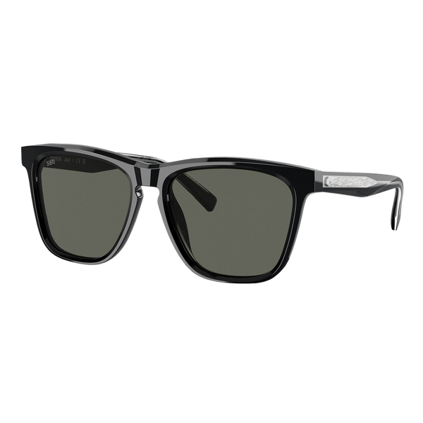 Costa Ulu Sunglasses Black/Gray 580G - Size 56 frame — main view