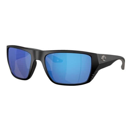 Costa Finlet Sunglasses Matte Black/Blue Mirror 580G — main view