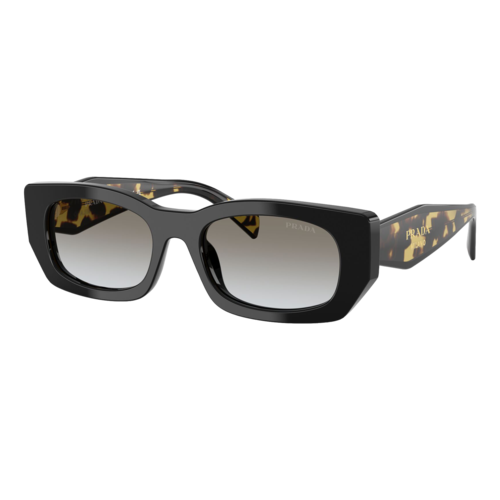 Prada Womens PR B05S Sunglasses Black/Grey Gradient — main view