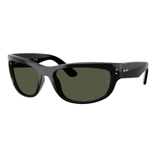 Ray-Ban Mega Balorama Sunglasses Polished Black/G-15 Green — main view
