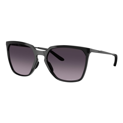 Oakley Womens Sielo SQ Sunglasses Polished Black Ink/Prizm Grey Gradient — main view