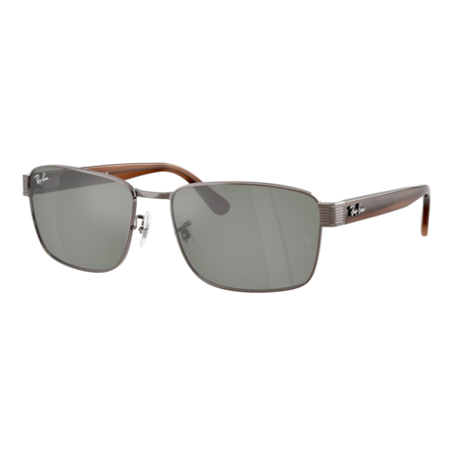 Ray-Ban RB3750 Sunglasses Polished Copper/Green Solid Color Mirror — main view