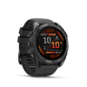 AMOLED, Slate Gray with Black Silicone Band
