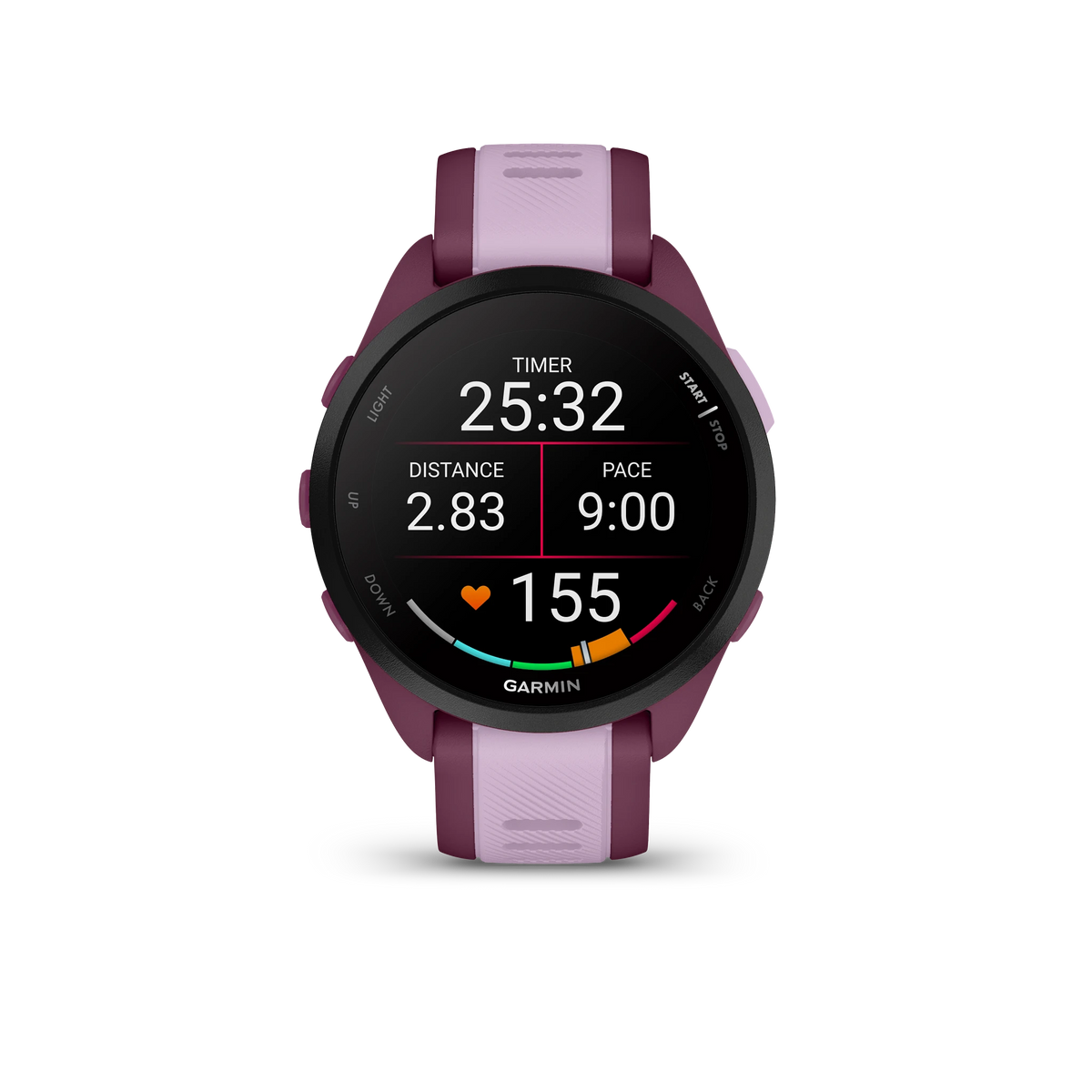Garmin Forerunner 165 Music — main view