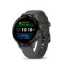 Slate Stainless Steel Bezel with Pebble Gray Case and Silicone Band