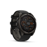 Solar, Sapphire, Carbon Gray DLC Titanium with Black/Pebble Gray Silicone Band