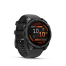 AMOLED, Slate Gray with Black Silicone Band