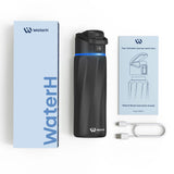 WaterH Boost Smart Water Bottle. 24oz — Black — view 11