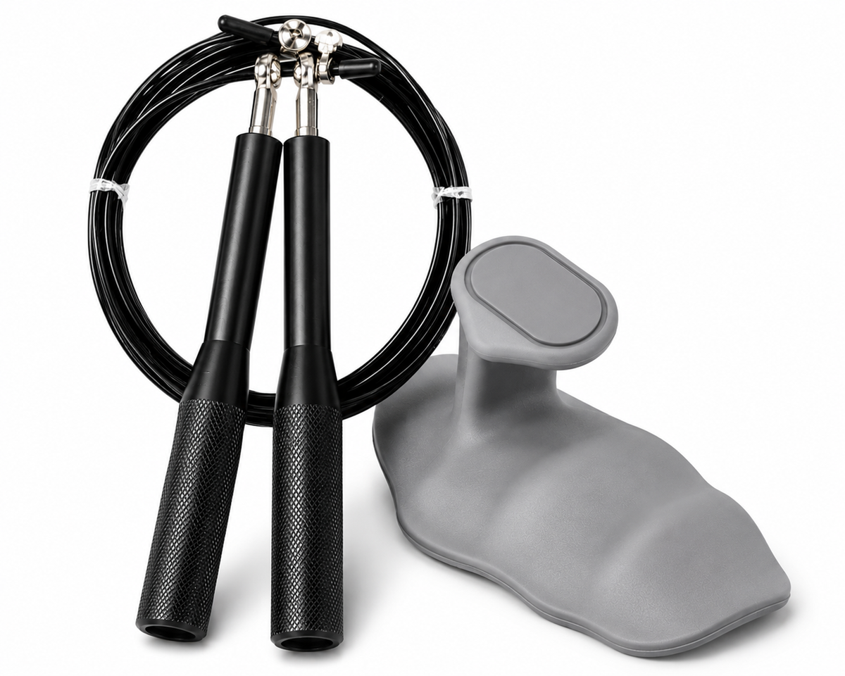 Jump Rope Bearing Speed Rope + Anti-Slip Lifting Rubber Grips