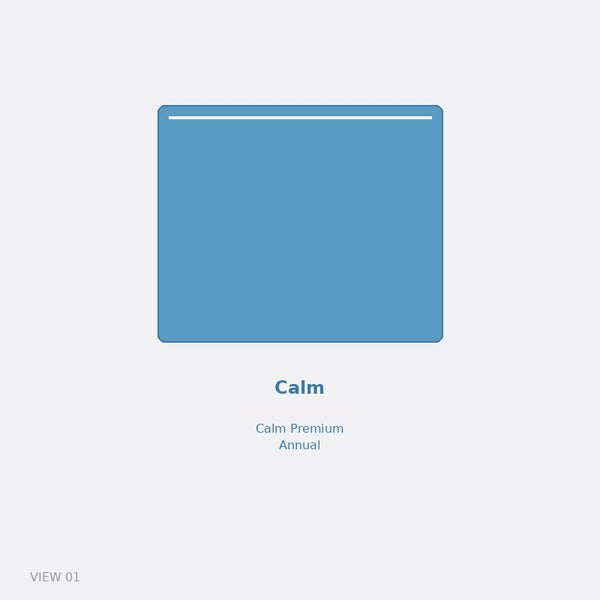 Calm Premium · Annual — main view